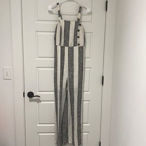 striped jumpsuit